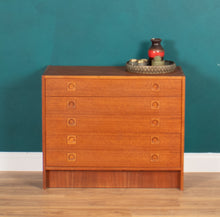 Load image into Gallery viewer, Retro Teak 1960s Danish Chest Of Drawers