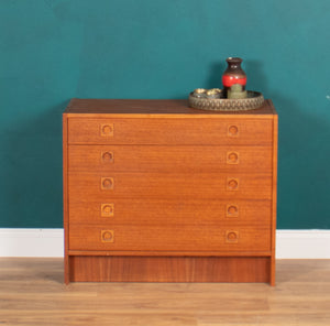 Retro Teak 1960s Danish Chest Of Drawers