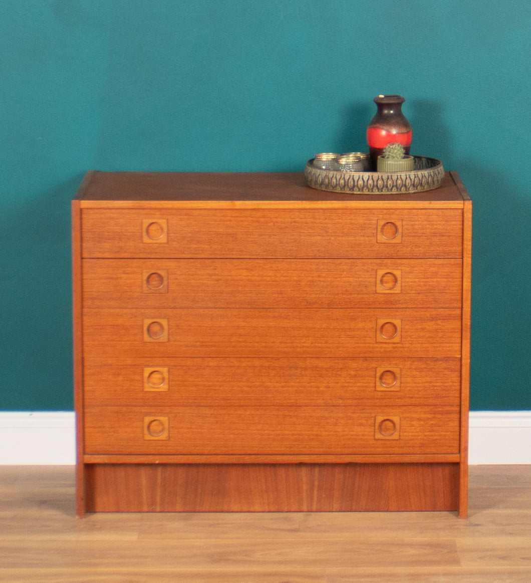 Retro Teak 1960s Danish Chest Of Drawers