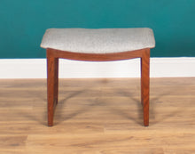 Load image into Gallery viewer, Danish Mid Century Stool Dressing Table Stool Foot Stool