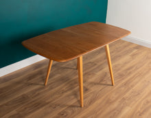 Load image into Gallery viewer, Retro Blonde Ercol Model 383 Dining Table &amp; Four Model 370 Windsor Kitchen Dining Chairs