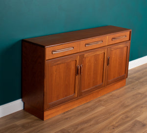 Retro Teak 1960s G Plan Fresco Plinth Sideboard By Victor Wilkins