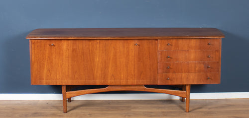 Retro Teak 1960s Long Mid Century Sideboard By Dalescraft