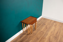 Load image into Gallery viewer, Retro Teak 1960s Set of 3 Nesting Tables By Torpe Mobelfabrikk, Norway Coffee Tables