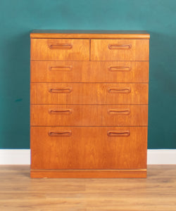 Retro Teak 1960s 2 Drawer Over 4 Chest Of Drawers By Meredew