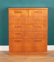 Load image into Gallery viewer, Retro Teak 1960s 2 Drawer Over 4 Chest Of Drawers By Meredew