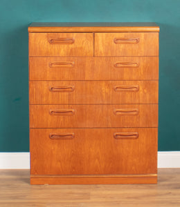 Retro Teak 1960s 2 Drawer Over 4 Chest Of Drawers By Meredew