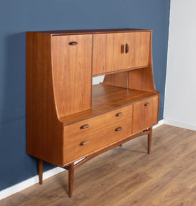 Retro Teak 1960s Long G Plan Scandi Mid Century High Sideboard