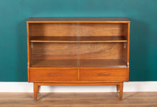 Load image into Gallery viewer, Retro Teak 1960s Jentiuque Mid Century Glazed Bookcase