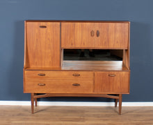 Load image into Gallery viewer, Retro Teak 1960s Long G Plan Scandi Mid Century High Sideboard