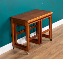 Load image into Gallery viewer, Retro Teak 1960s Mcintosh Nest Of 3 Tables Coffee Tables