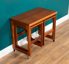 Load image into Gallery viewer, Retro Teak 1960s Mcintosh Nest Of 3 Tables Coffee Tables