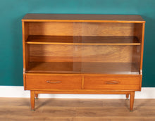 Load image into Gallery viewer, Retro Teak 1960s Jentiuque Mid Century Glazed Bookcase