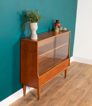 Load image into Gallery viewer, Retro Teak 1960s Jentiuque Mid Century Glazed Bookcase