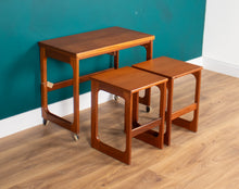 Load image into Gallery viewer, Retro Teak 1960s Mcintosh Nest Of 3 Tables Coffee Tables