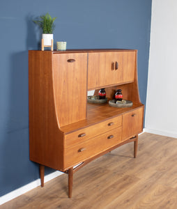 Retro Teak 1960s Long G Plan Scandi Mid Century High Sideboard