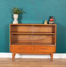 Load image into Gallery viewer, Retro Teak 1960s Jentiuque Mid Century Glazed Bookcase