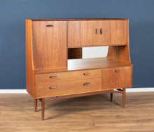 Load image into Gallery viewer, Retro Teak 1960s Long G Plan Scandi Mid Century High Sideboard