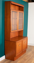 Load image into Gallery viewer, Retro Teak 1960s Glazed Bookcase Dresser