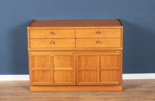 Load image into Gallery viewer, Retro Teak 1960s Nathan Squares Sideboard On Hairpin Legs