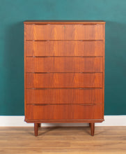 Load image into Gallery viewer, Retro Teak 1960s Danish Mid Century Chest Of Drawers