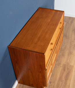 Retro Teak 1960s Nathan Squares Sideboard On Hairpin Legs