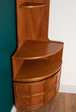 Load image into Gallery viewer, Retro Teak 1960s Nathan Mid Century Corner Cabinet