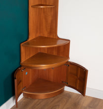 Load image into Gallery viewer, Retro Teak 1960s Nathan Mid Century Corner Cabinet