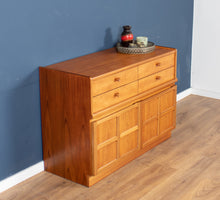 Load image into Gallery viewer, Retro Teak 1960s Nathan Squares Sideboard On Hairpin Legs