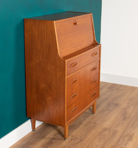 Retro Teak 1960s Jentique Bureau Writing Desk