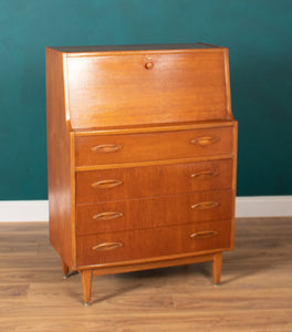 Retro Teak 1960s Jentique Bureau Writing Desk