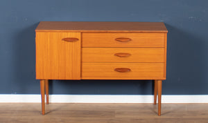 Retro Teak 1960s Austinsuite Console Table Small Sideboard Lamp Table