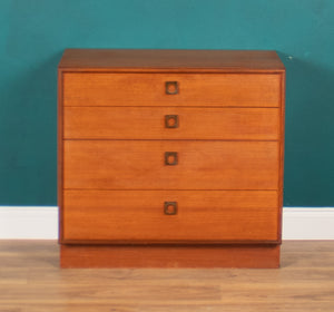 Retro Teak 1960s G Plan Form Five 5 Chest Of Drawers