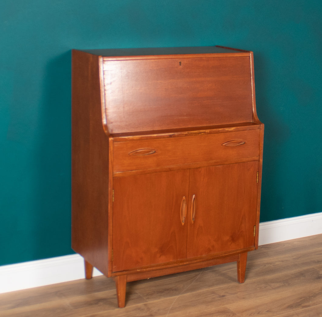 Retro Teak 1960s Jentique Bureau Writing Desk