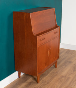 Retro Teak 1960s Jentique Bureau Writing Desk