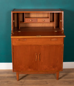 Retro Teak 1960s Jentique Bureau Writing Desk