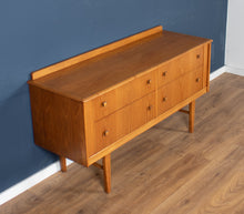 Load image into Gallery viewer, Retro Oak 1960s Homeworthy Chest Of Drawers TV Cabinet Sideboard