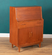 Load image into Gallery viewer, Retro Teak 1960s Jentique Bureau Writing Desk