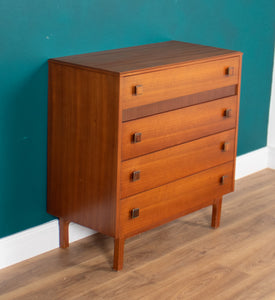 Retro Teak 1960s Homeworthy Chest Of Drawers