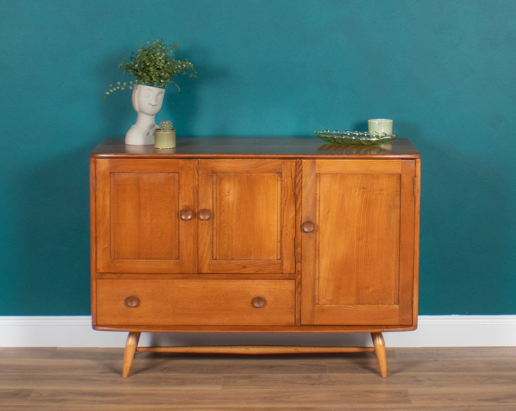 Vintage Retro Ercol Windsor Blonde Elm Sideboard