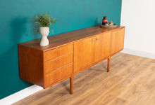 Load image into Gallery viewer, Retro Teak 1960s Long A H Macintosh Torpedo Mid Century Sideboard