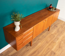 Load image into Gallery viewer, Retro Teak 1960s Long A H Macintosh Torpedo Mid Century Sideboard