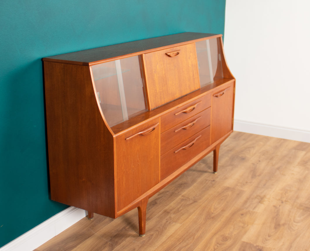 Retro Teak 1960s Jentique Classic Highboard Sideboard