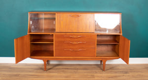 Retro Teak 1960s Jentique Classic Highboard Sideboard