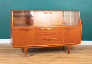 Retro Teak 1960s Jentique Classic Highboard Sideboard