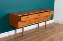 Load image into Gallery viewer, Retro Teak 1960s Austinsuite Chest Of Drawers Sideboard TV Cabinet