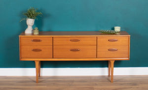 Retro Teak 1960s Austinsuite Chest Of Drawers Sideboard TV Cabinet