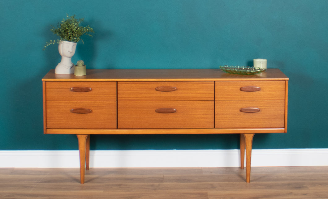 Retro Teak 1960s Austinsuite Chest Of Drawers Sideboard TV Cabinet