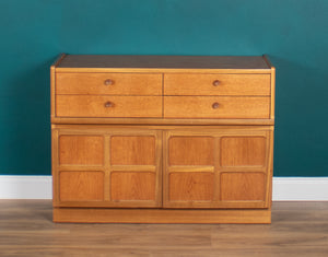 Retro Teak 1960s Nathan Squares Sideboard