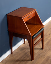 Load image into Gallery viewer, Retro Teak 1960s Mid Century Telephone Hall Seat By Chippy Heath